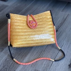 Straw Beach Tote Shoulder Bag